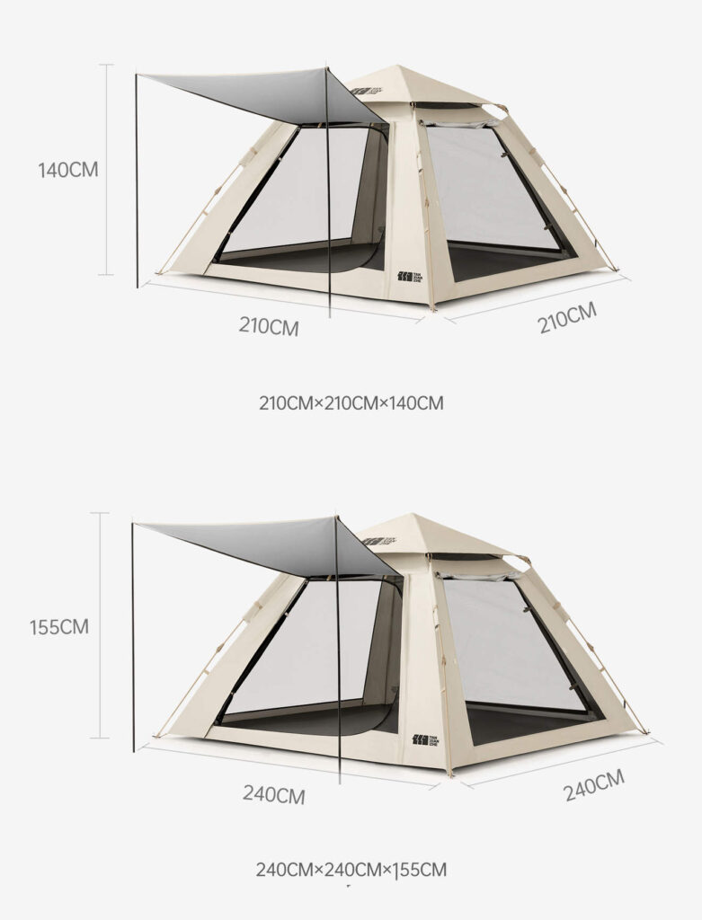 camping tent detail